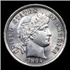 Image 2 : ***Auction Highlight*** 1894-p Barber Dime 10c Graded ms65+ BY SEGS (fc)