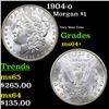 Image 1 : 1904-o Morgan Dollar $1 Grades Choice+ Unc