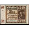 Image 2 : 1922 Germany (Weimar Republic) 5000 Marks Banknote - Post-WWI Hyperinflation P# 81a,  Grades Select 