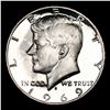 Image 2 : Proof 1969-s Kennedy Half Dollar 50c Grades GEM++ Proof Deep Cameo