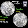 Image 1 : 1896-p Morgan Dollar $1 Graded ms66 BY SEGS