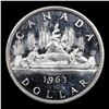 Image 3 : 1963 Canada Dollar $1 Grades Choice Unc+ PL