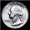 Image 2 : 1953-p Washington Quarter 25c Grades GEM Unc