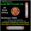 Image 1 : Shotgun Lincoln 1c roll, 1974-p 50 pcs Bank Wrapper.