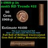 Image 1 : Shotgun Lincoln 1c roll, 1968-s 50 pcs Brandt Wrapper.
