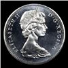 Image 2 : 1965 Small Beads, Pointed 5 Canada Dollar $1 Grades GEM+ UNC PL
