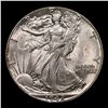 Image 2 : 1942-p Walking Liberty Half Dollar 50c Grades Choice Unc