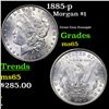 Image 1 : 1885-p Morgan Dollar $1 Grades GEM Unc