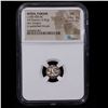 Image 2 : NGC Mysia, Parium c.500-450 BC AR Drachm(2.81g) obv Gorgon rv patterned incuse Graded VG By NGC