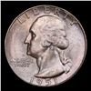 Image 2 : 1951-s Washington Quarter 25c Grades GEM+ Unc