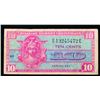 Image 2 : Military Payment Certificate (MPC)  Series 521 10c Grades vf++
