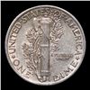 Image 11 : 5x 1941-1944 Silver Mercury 10c, XF/BU Grade Mercury Dime 10c