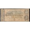 Image 2 : 1864 $5 Confederate Note, T69 Grades xf details
