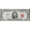 Image 2 : 1963 $5 Red seal United States Note Grades Choice AU/BU Slider