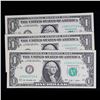 Image 2 : 3x Consecutive 2009 $1 Federal Reserve Notes (Kansas City, MO) Grades CU