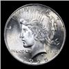 Image 2 : 1925-p Peace Dollar $1 Grades Choice+ Unc