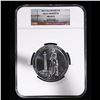 Image 2 : NGC 2013 5oz Silver Peace Memorial Large Size Washington Quarter Oversized NGC Holder 25c Graded ms6