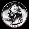 Image 2 : Proof 1963 Washington Quarter 25c Grades GEM++ Proof