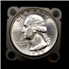 Image 2 : ***Auction Highlight*** Full Roll of Silver Unc 1959-p Washington 25c, 40 Coins in Total Brilliant U
