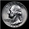 Image 2 : 1954-d Washington Quarter 25c Grades GEM+ Unc