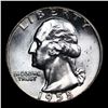 Image 2 : 1958-p Washington Quarter 25c Grades GEM Unc