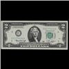 Image 2 : 1976 $2 Green Seal Federal Reserve Note (Philadelphia, PA) Grades Select AU