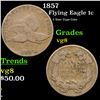 Image 1 : 1857 Flying Eagle Cent 1c Grades vg, very good