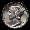 Image 2 : 1943-p Mercury Dime 10c Grades Choice Unc