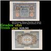 Image 1 : 1920 Germany (Weimar Republic) 100 Marks Banknote - Post-WWI Hyperinflation P# 69a Grades vf+