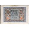 Image 2 : 1920 Germany (Weimar Republic) 100 Marks Banknote - Post-WWI Hyperinflation P# 69a Grades vf+