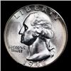 Image 2 : 1946-s Washington Quarter 25c Grades GEM+ Unc