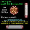 Image 1 : Shotgun Lincoln 1c roll, 1974-p 50 pcs Bank Wrapper.