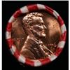Image 2 : Shotgun Lincoln 1c roll, 1964-d 50 pcs Bank Wrapper.