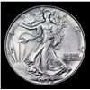 Image 2 : 1942-p Walking Liberty Half Dollar 50c Grades Select Unc