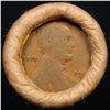 Image 2 : Mixed small cents 1c orig shotgun roll, 1917-d Wheat Cent, 1895 Indian Cent other end, Brinks Wrappe