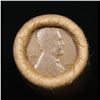 Image 2 : Mixed small cents 1c orig shotgun roll, 1916-d Wheat Cent, 1863 Indian Cent other end, Brinks Wrappe