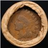 Image 3 : Mixed small cents 1c orig shotgun roll, 1917-d Wheat Cent, 1897 Indian Cent other end, Brinks Wrappe