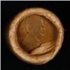 Image 2 : Mixed small cents 1c orig shotgun roll, 1917-d Wheat Cent, 1895 Indian Cent other end, Brinks Wrappe