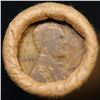 Image 2 : Mixed small cents 1c orig shotgun roll, 1919-d Wheat Cent, 1899 Indian Cent other end, Brinks Wrappe