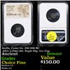 Image 1 : NGC Aeolis, Cyme Ca. 250-200 BC AE11 (1.04g) obv. Eagle Stg. rev. Cup Graded Choice Fine By NGC