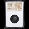 Image 2 : NGC Aeolis, Cyme Ca. 250-200 BC AE11 (1.04g) obv. Eagle Stg. rev. Cup Graded Choice Fine By NGC