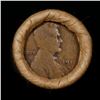 Image 2 : Mixed small cents 1c orig shotgun roll, 1915-d Wheat Cent, 1863 Indian Cent other end, Brinks Wrappe