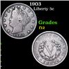 Image 1 : 1903 Liberty Nickel 5c Grades f, fine