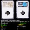 Image 1 : NGC Indo-scythians AzesI/II after c.58 BC BI Drachm (2.35g) obv king on horseback rv Zeus stg. Grade