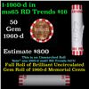 Image 1 : Shotgun Lincoln 1c roll, 1960-d 50 pcs Bank Wrapper.