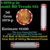 Image 1 : Shotgun Lincoln 1c roll, 1979-p 50 pcs Bank Wrapper.
