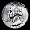 Image 2 : 1954-s Washington Quarter 25c Grades GEM+ Unc
