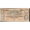 Image 2 : 1864 $10 Confederate Note, T68 Grades vf+