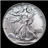 Image 2 : 1941-p Walking Liberty Half Dollar 50c Grades Select Unc