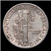 Image 3 : 5x 1941-1945 Silver Mercury 10c, XF/BU Grade Mercury Dime 10c